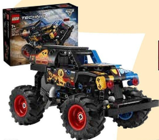 LEGO Technic Monster Jam Grave Digger vuur en ijs