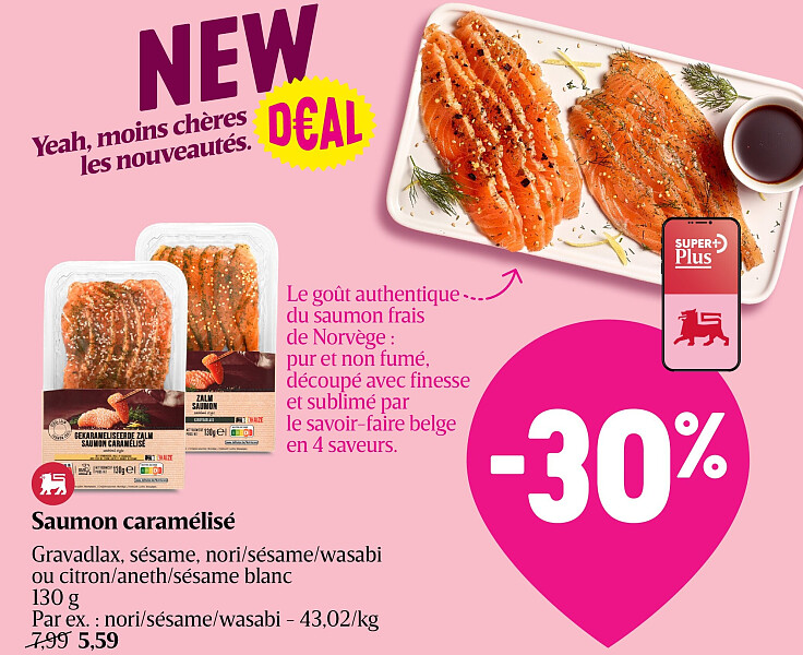 Saumon caramélisé