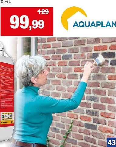 Aquaplan mur-étanche 10l + 25% transparent