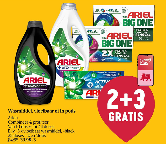 Wasmiddel, vloeibaar of in pods