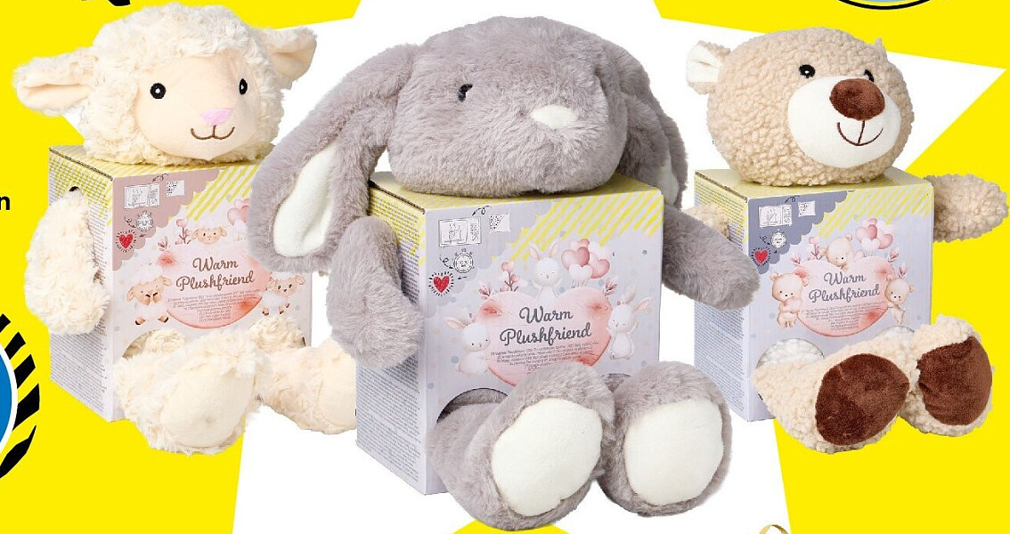 Knuffel met kersenpitkussen