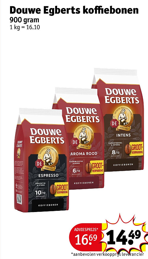 Douwe Egberts koffiebonen