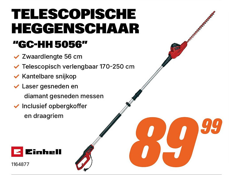 TELESCOPISCHE HEGGENSCHAAR “GC-HH 5056”