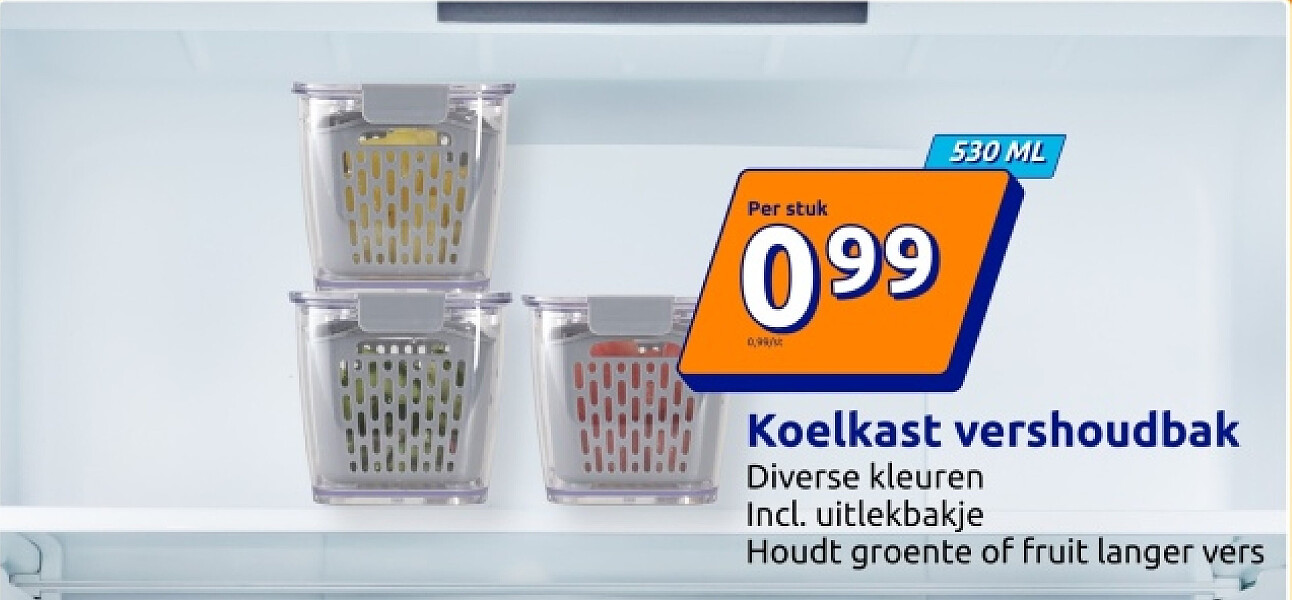 Koelkast vershoudbak