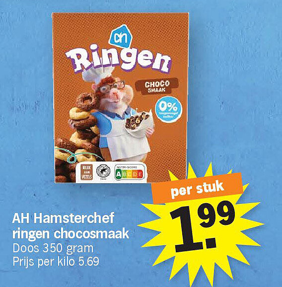 AH Hamsterchef ringen chocosmaak
