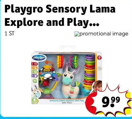 Playgro Sensory Lama Explore and Play...