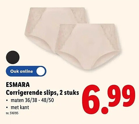 Corrigerende slips, 2 stuks