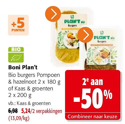 Boni Plan’t Kaas & groenten