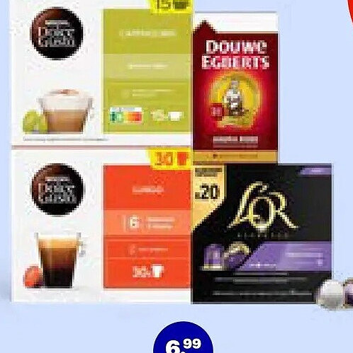 Douwe Egberts en Nescafé Dolce Gusto koffie