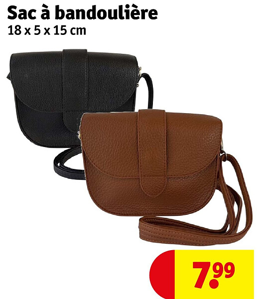 Sac à bandoulière 18 x 5 x 15 cm