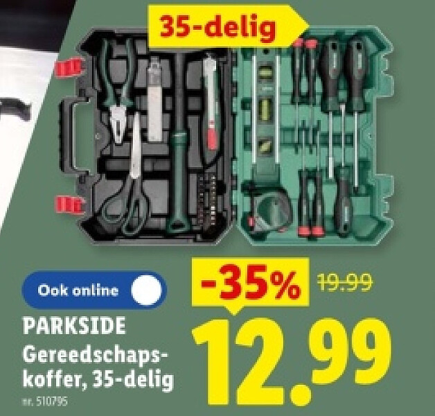 Gereedschapskoffer, 35-delig