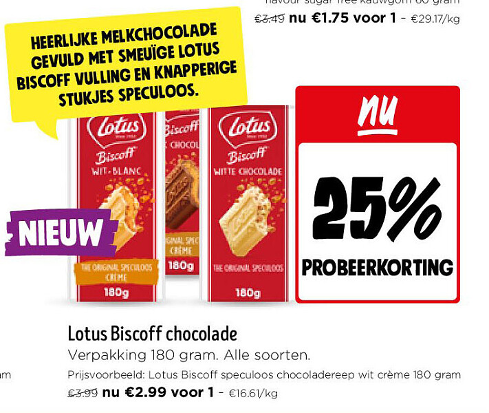 Lotus Biscoff chocolade