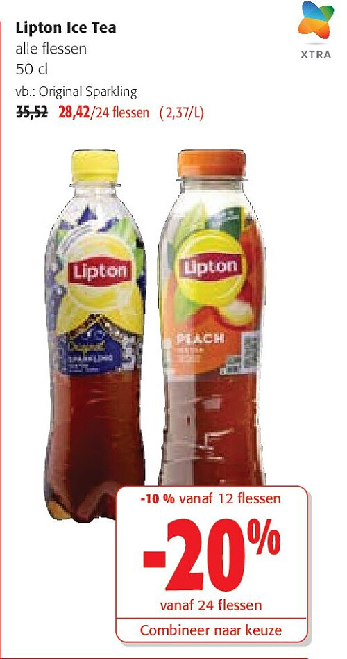 Lipton Ice Tea alle flessen 50 cl
