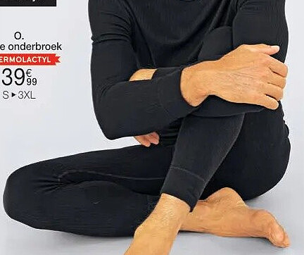 Lange onderbroek met opening