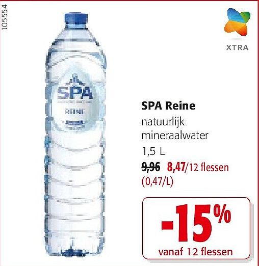 SPA Reine natuurlijk mineraalwater 1,5 L