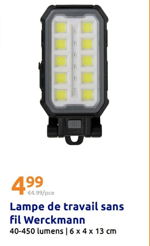 Lampe de travail sans fil Werckmann