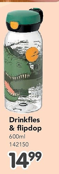 Drinkfles & flipdop 600ml 142150