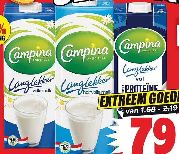 Campina LangLekker houdbare melk