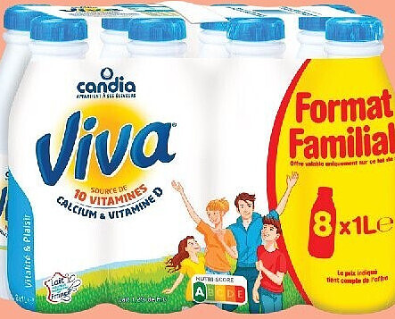 Lait vitaminé Viva Candia