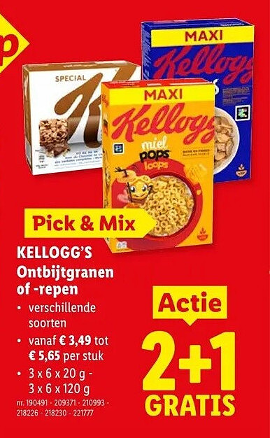 Ontbijtgranen of -repen