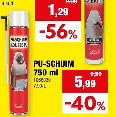 PU-SCHUIM 750 ml