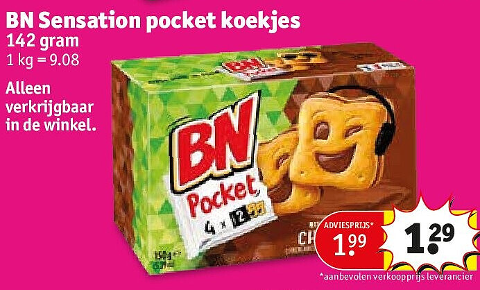 BN Sensation pocket koekjes