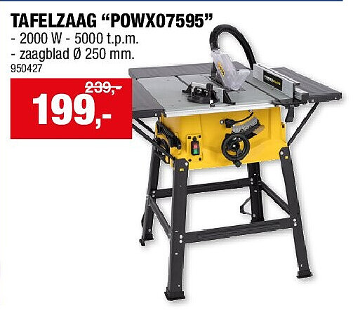 TAFELZAAG “POWX07595”