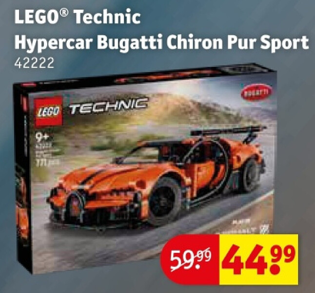LEGO® Technic Hypercar Bugatti Chiron Pur Sport 42222