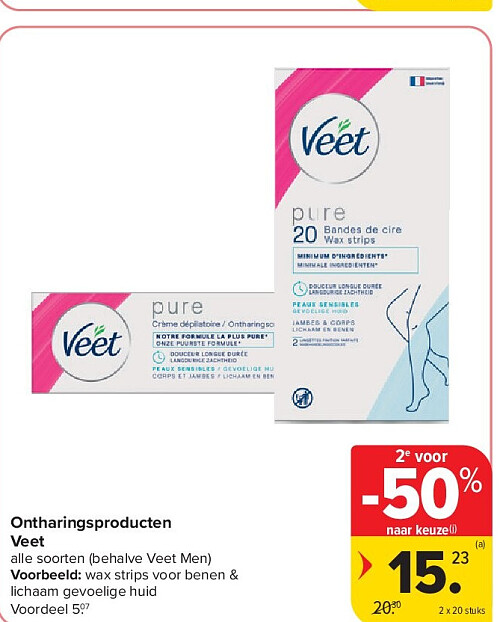 Ontharingsproducten Veet