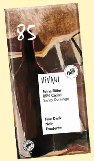 Pure chocolade 85% cacao uit Santo Domingo of 92% cacao uit Panama 80 g