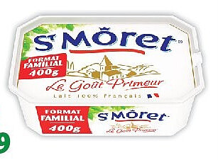 Fromage à tartiner nature St Môret format familial 400 g