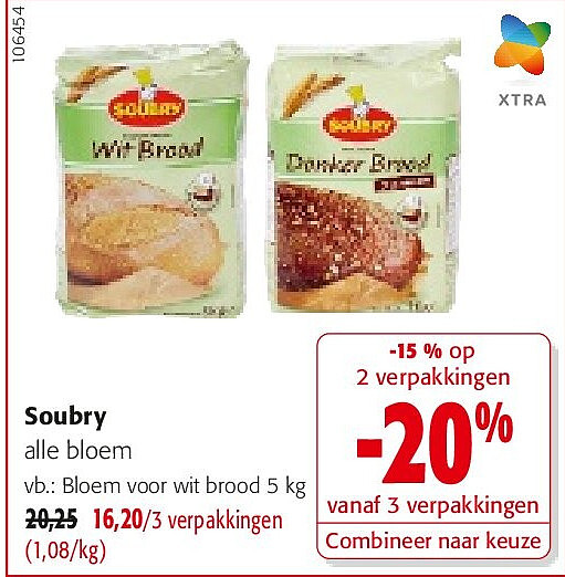 Soubry Bloem voor wit brood 5 kg