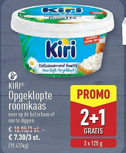Opgeklopte roomkaas