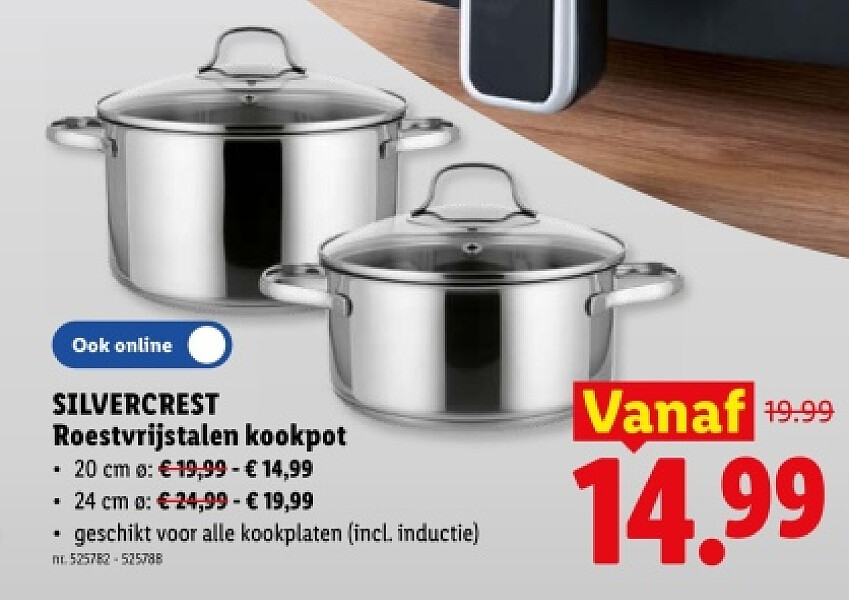 Roestvrijstalen kookpot