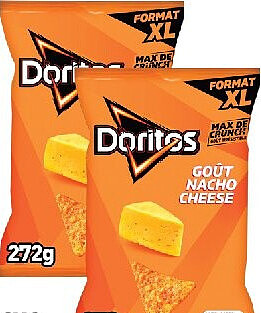 Chips goût nacho cheese Doritos 272 g