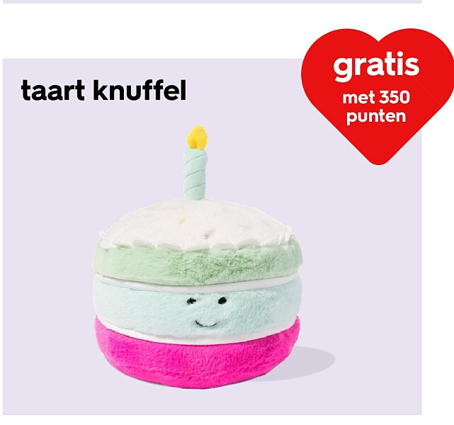 taart knuffel