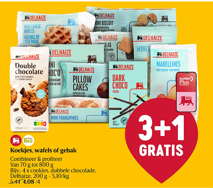 Koekjes, wafels of gebak