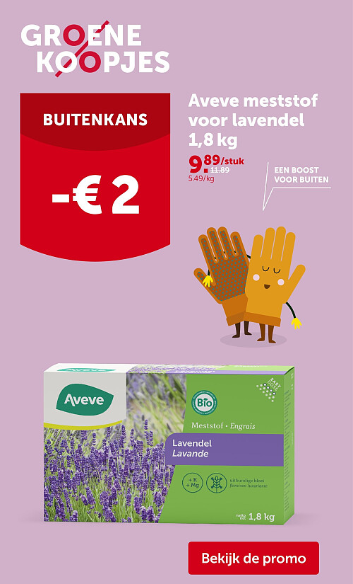 Aveve meststof voor lavendel 1,8kg