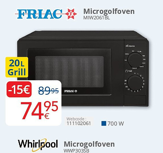 Microgolfoven MIW2061BL 700 W