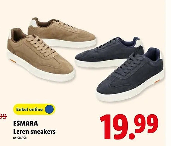 Leren sneakers