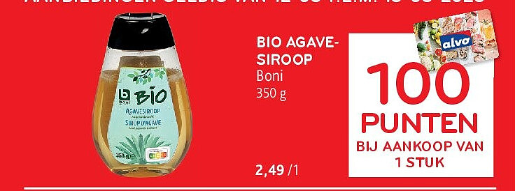 Bio agavesiroop Boni 350 g