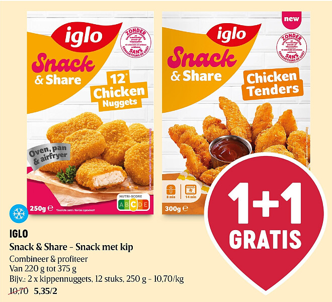 IGLO Snack & Share - Snack met kip