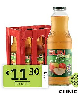 Sunfruit Appel 6 x 1 l