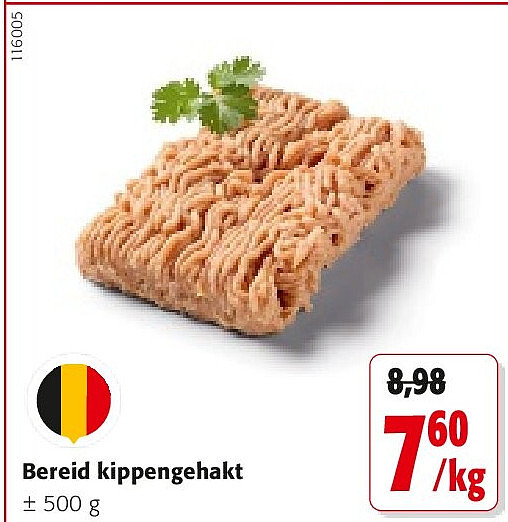 Bereid kippengehakt