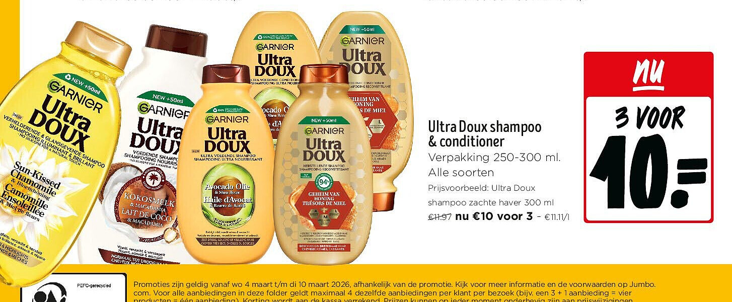 Ultra Doux shampoo & conditioner