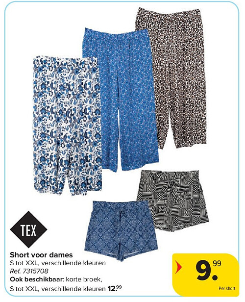 Short voor dames