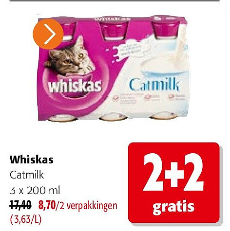 Whiskas Catmilk 3 x 200 ml