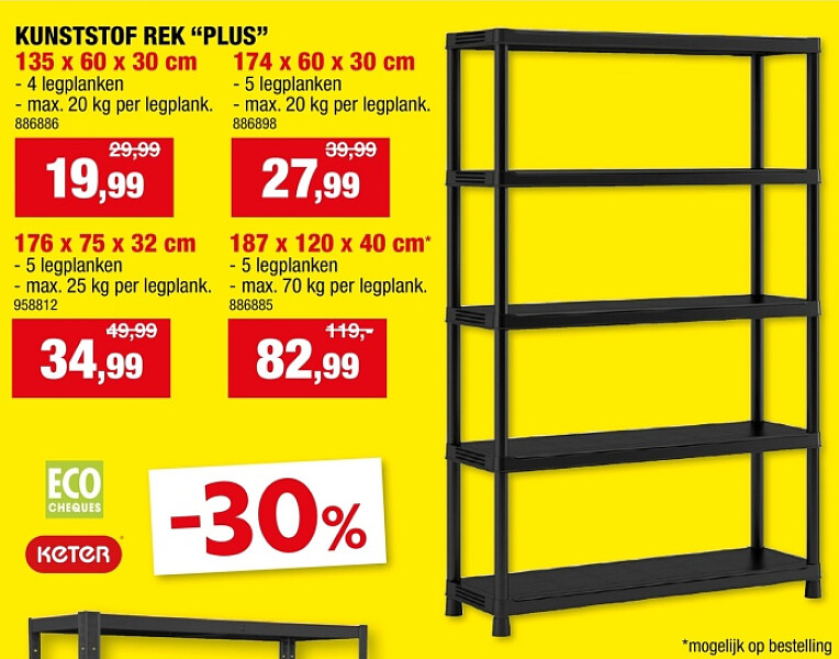 KUNSTSTOF REK "PLUS"