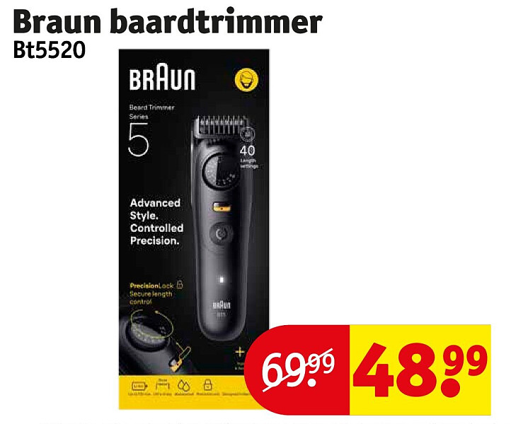 Braun baardtrimmer