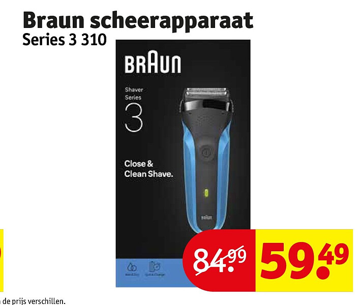 Braun scheerapparaat